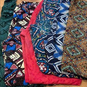 Lot of 6 Lularoe tall and curvy leggings
